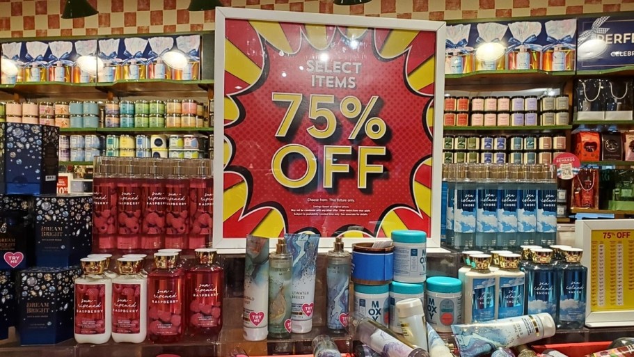 Save Up to 75% During the Bath & Body Works Semi-Annual Sale