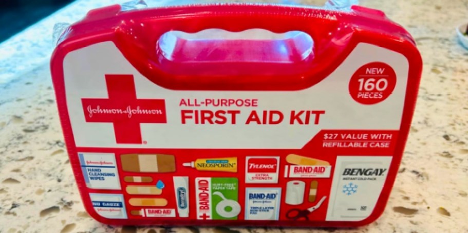 Band-Aid 160-Piece First Aid Kit Just $10 Shipped on Amazon (Reg. $25)