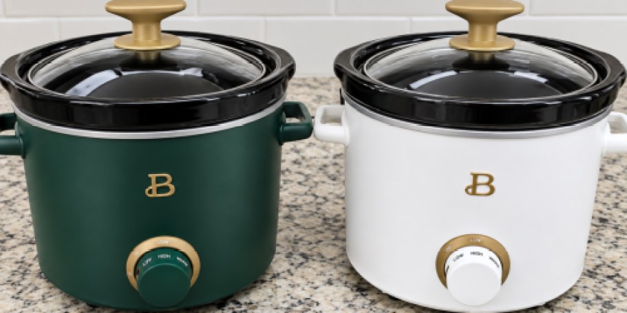 Beautiful by Drew Slow Cooker 2-Pack Is Back in Stock for $25 (ONLY $12.50 Each)