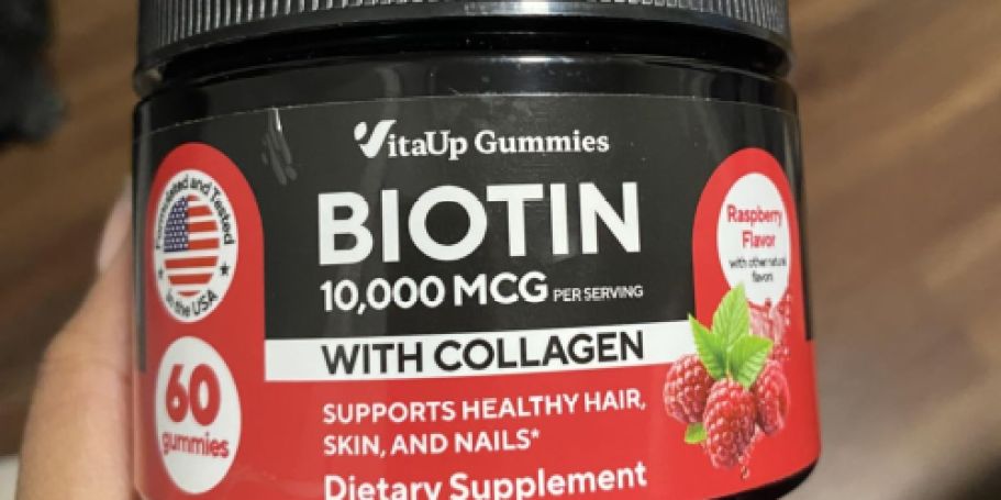 VitaUp Biotin Gummies 60-Count Just $12.96 on Amazon | Tons of 5-Star Reviews