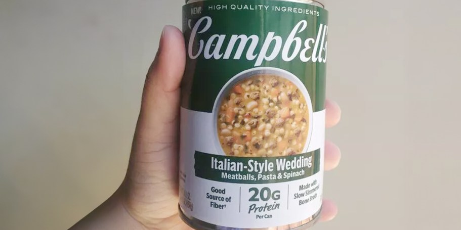 Campbell’s NEW Protein-Packed Soups Have 20g of Protein and Just $1.79 on Amazon!