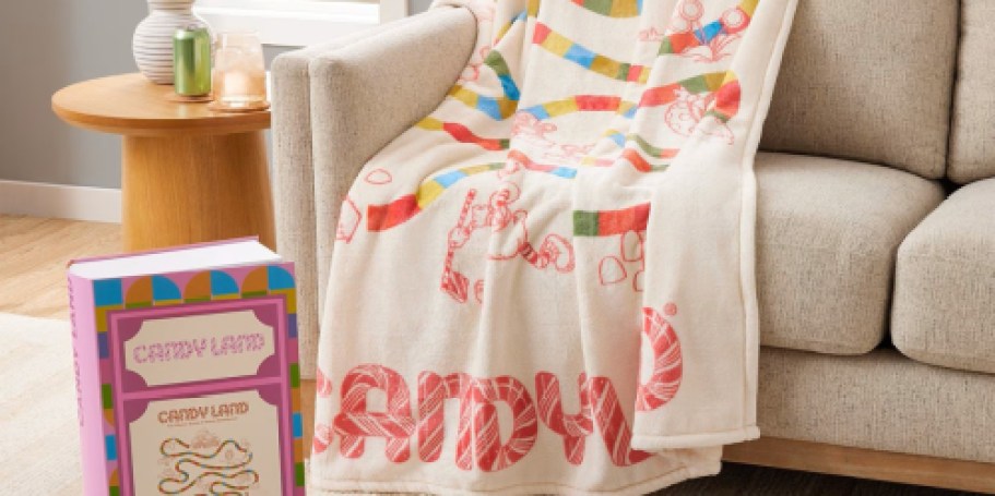 The Popular Classic Hasbro Game Blankets w/ Game Box Are in Stock & Under $20