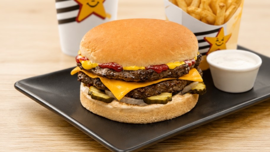 Carl's Junior Double Cheeseburger