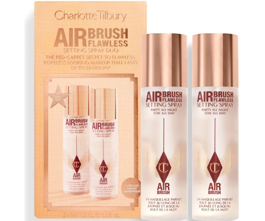 two pack of facial setting spray
