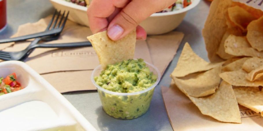 FREE Chips & Guac w/ Entrée at Chipotle on July 31st!