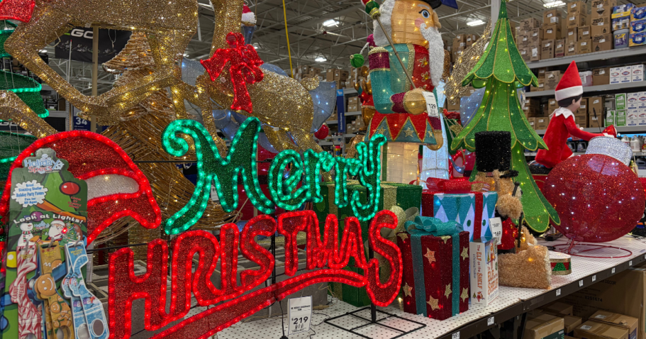 NEW Lowe’s Christmas Decor | Elf on the Shelf, Disney, Highland Cows & More