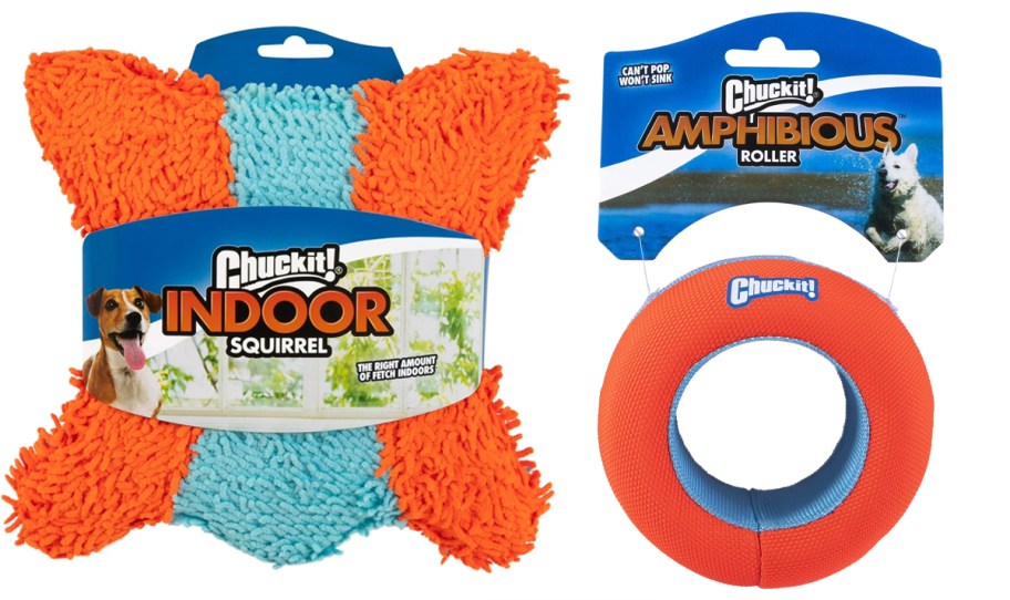 dog squirrel and roller toys 