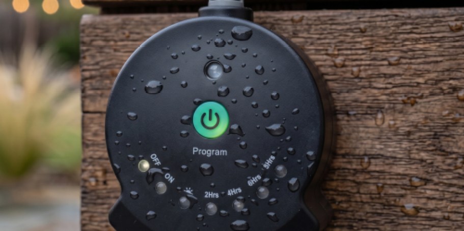 Set It & Forget It: Outdoor Lighting Timer w/ Remote Just $5 Shipped