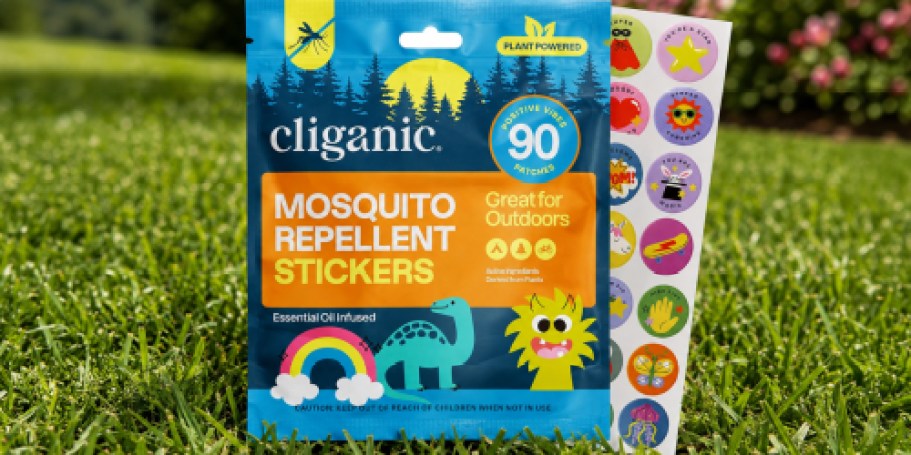 DEET-Free & Kid-Safe Mosquito Repellent Stickers 90-Count Only $7 Shipped on Amazon