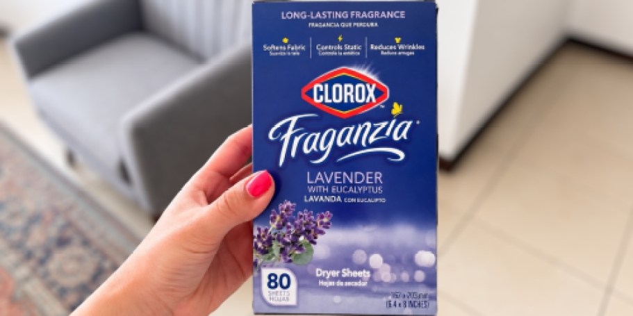 Clorox Fraganzia Dryer Sheets 80-Count Just $2 Shipped on Amazon (Regularly $5)