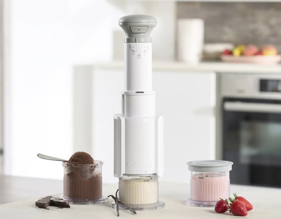 fast freeze ice cream maker