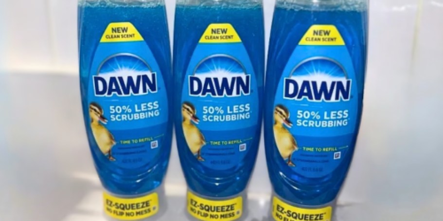 THREE Dawn EZ-Squeeze Dish Soaps Only $2.66 Each Shipped on Amazon