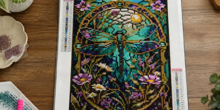 50% Off Diamond Art Kits on Amazon | Tons of Fun Designs from $3.99!