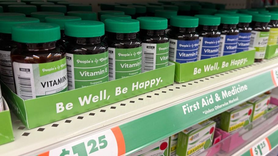 Cheaper Than Your Morning Coffee: Get a Month’s Supply of Vitamins for $1.25 at Dollar Tree