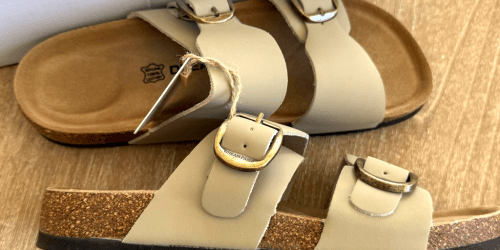 Women’s Double Buckle Sandals Just $19.49 on Amazon (Birkenstock Look for Less)