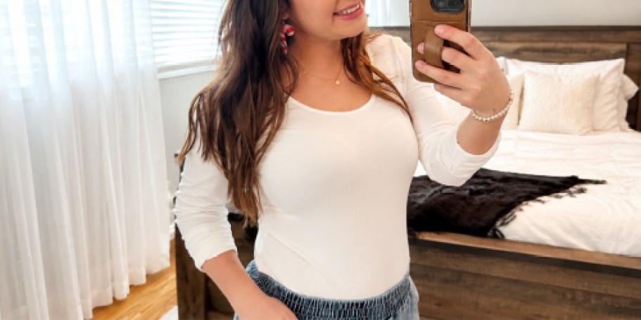 Women’s Stretchy Long-Sleeved Shirts Just $4.99 on Amazon