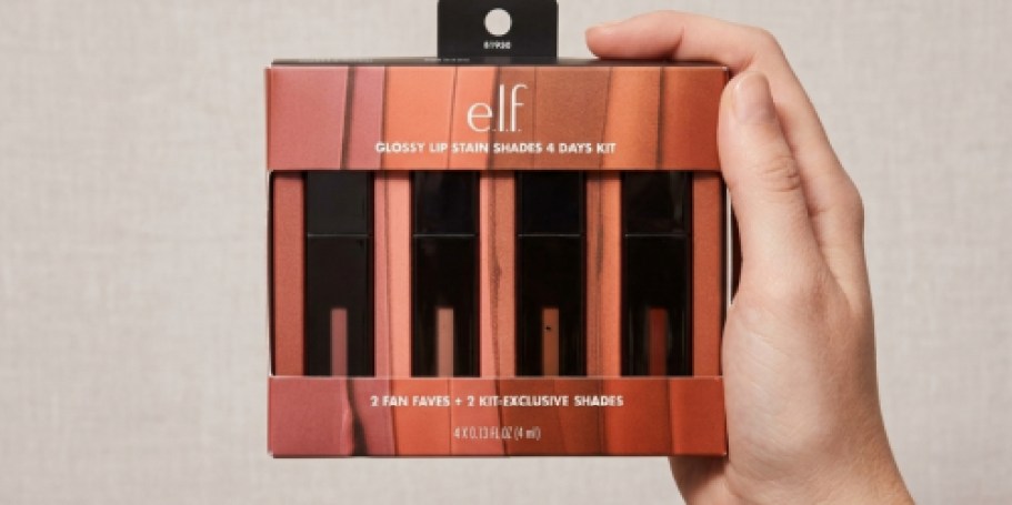 OVER 50% Off e.l.f. Lip Stain Set (Just $11.40 Shipped on Amazon!)