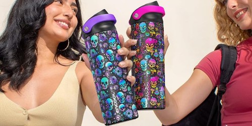 Owala-Inspired Water Bottles from $4.99 on Amazon | Cute Holiday Prints!