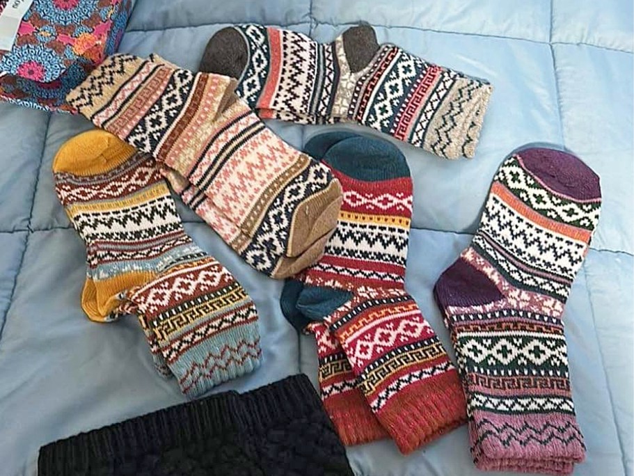 Women’s Wool Blend Socks 5-Packs from $6.99 on Amazon (Reg. $14)