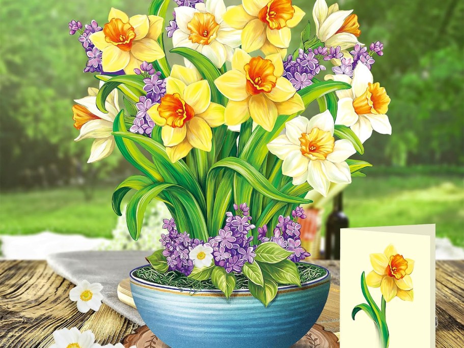 Flower Arrangement Pop-Up Card Just $4.79 on Amazon