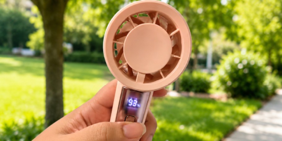 Rechargeable Portable Fan Only $5.99 on Amazon (Reg. $10)