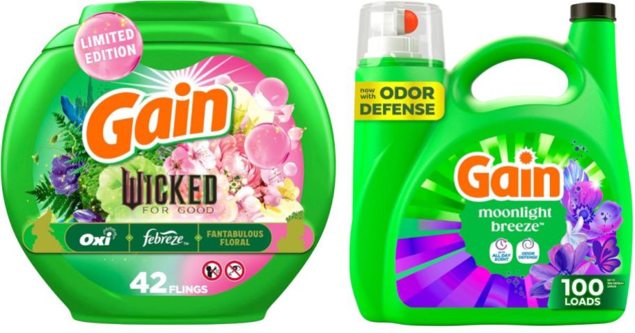 two gain laundry detergents