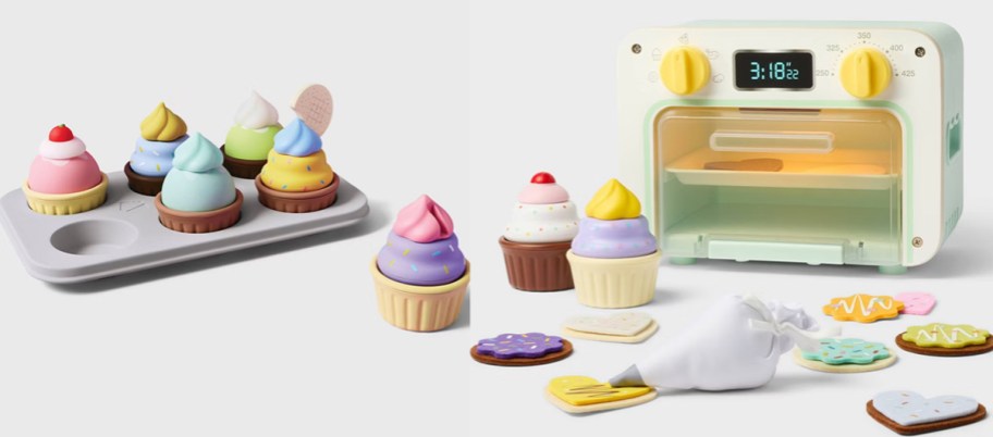 cupcake and cookie oven playsets
