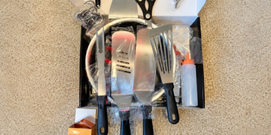 HUGE Griddle Accessories Kit Just $22.49 Shipped on Amazon
