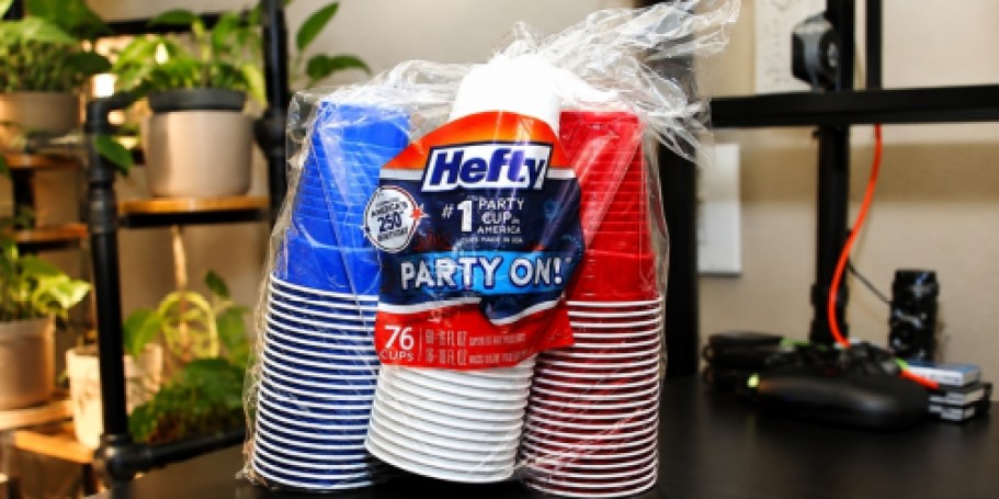 Hefty Patriotic Disposable Cups 76-Count Just $4.99 Shipped on Amazon (Reg. $10)