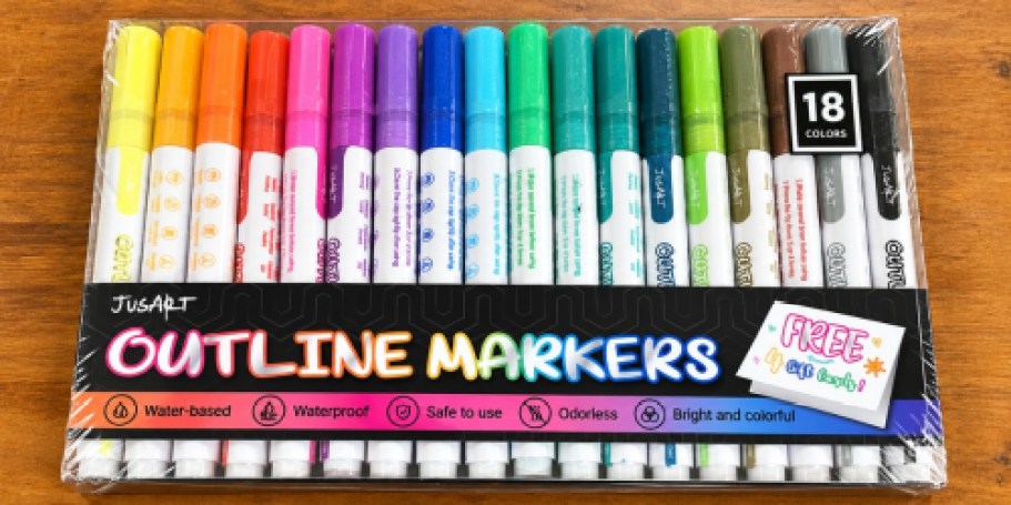 Glitter Paint Markers 18-Pack Only $4.99 Shipped on Amazon