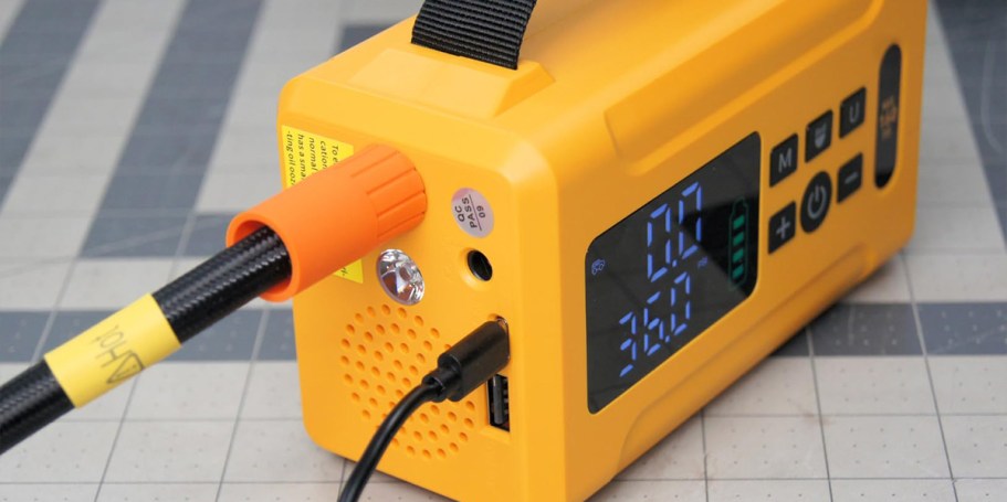 Portable Air Compressor Only $24.99 Shipped on Amazon (Reg. $60)
