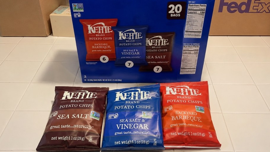 Kettle Brand Chips 20-Count Variety Pack Just $8.56 Shipped on Amazon