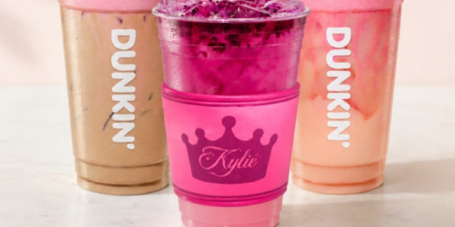 RUN! First 20 Get a FREE Dunkin’ King Kylie Drink Sleeve with Kylie Drink Purchase (Today 10-11AM)