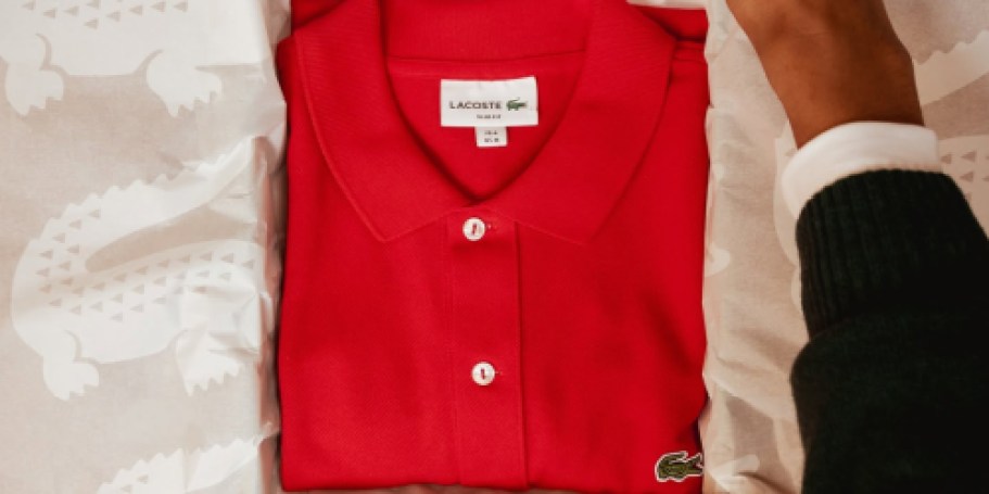 Up to 60% Off Lacoste Sale + FREE Shipping (Grab Back to School Styles Now)