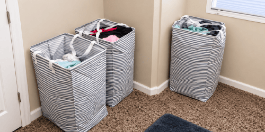 Laundry Hampers 3-Pack Just $11.69 Shipped for Amazon Prime Members ($3.90 Each!)