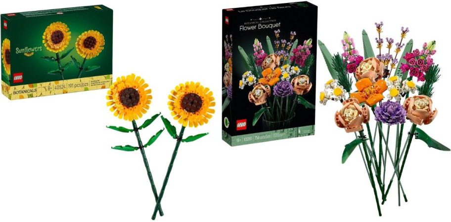 two lego botanicals sets