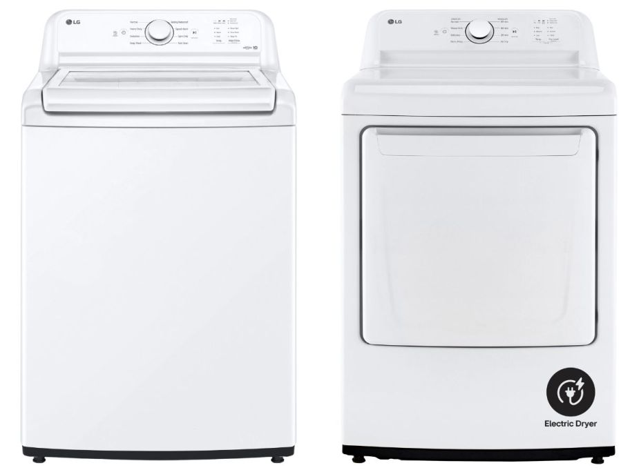 lg washer and dryer