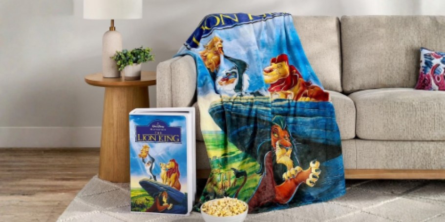 These Disney VHS-Inspired Throw Blankets Are Just $19.98 at Sam’s Club