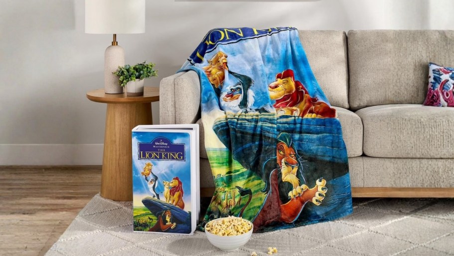 These Disney VHS-Inspired Throw Blankets Are Just $19.98 at Sam’s Club