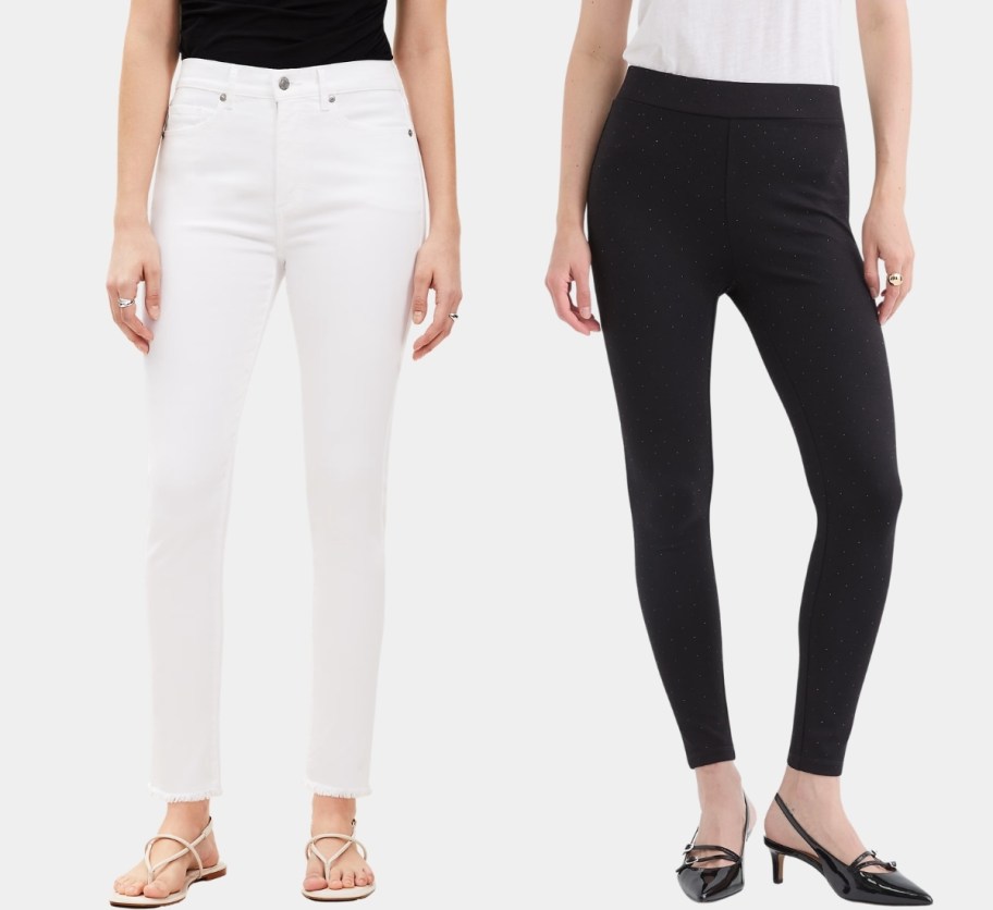 women in loft jeans and pants