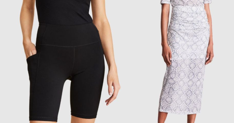 loft shorts and skirt