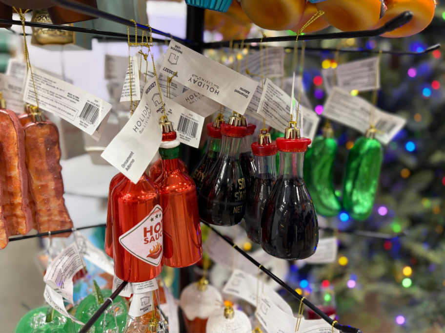 christmas tree ornaments at lowes
