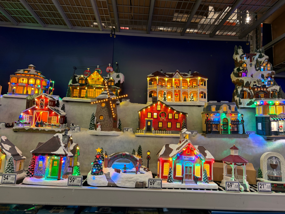 lowes christmas village items