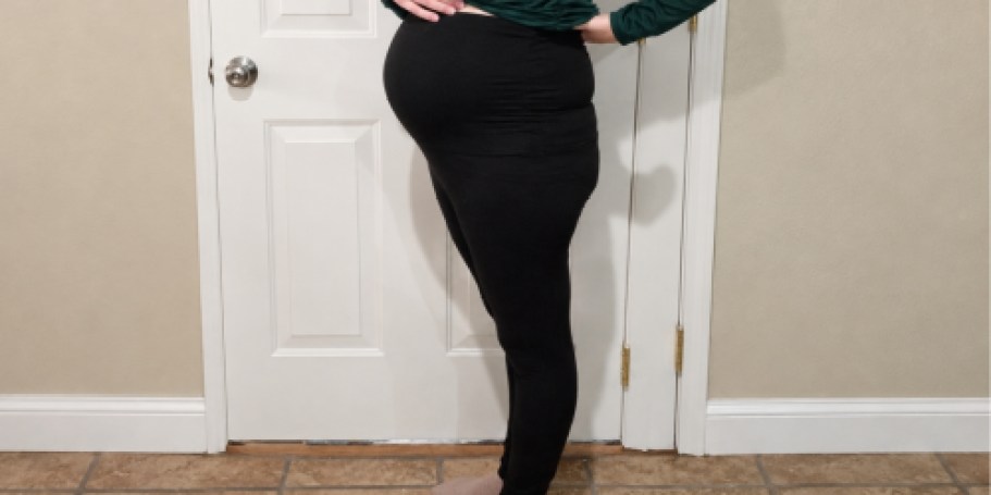 Fleece-Lined Maternity Leggings Just $5.99 on Amazon (Reg. $10)