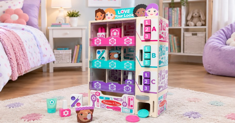 Melissa & Doug Beauty Kiosk Only $26 on Amazon (Reg. $88) – Lowest Price Ever!