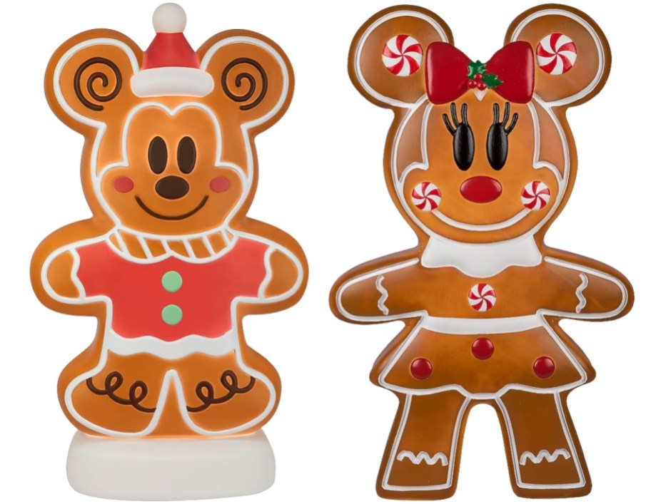 mickey and minnie mouse gingerbread blow molds