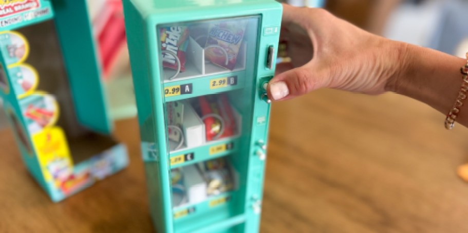 This New Mini Brands Vending Machine Actually Drops Mini Toys (May Sell Out Again!)