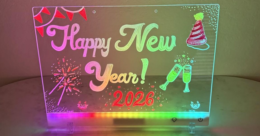LED Drawing Board w/ Light Effects Only $12.99 on Amazon