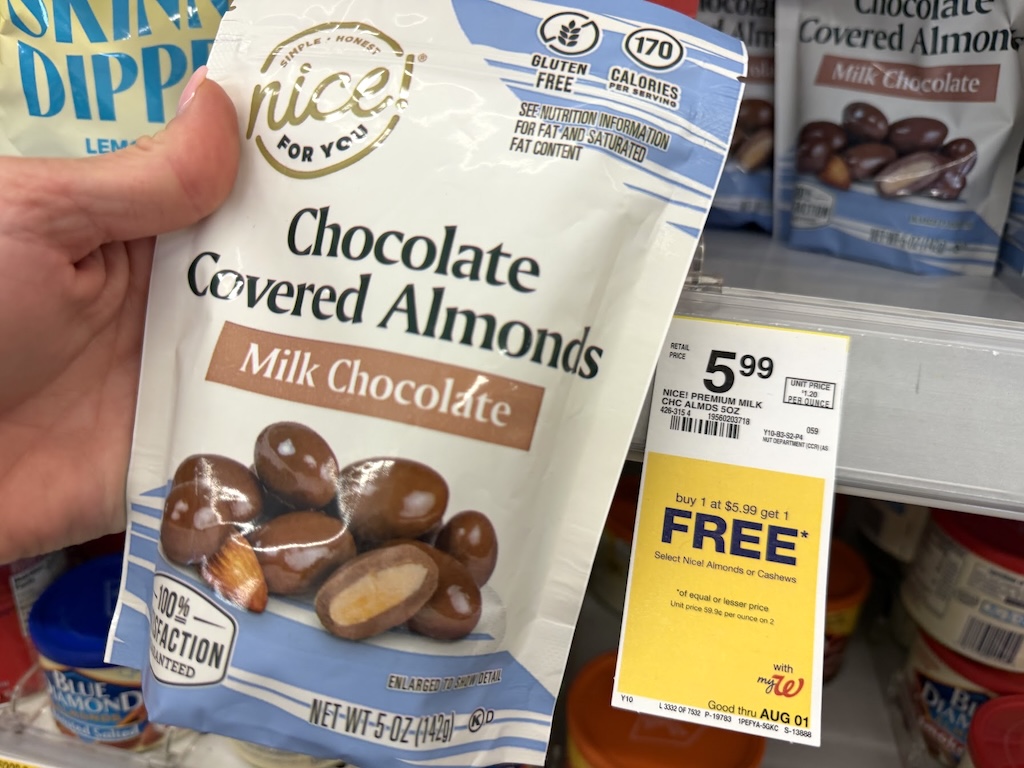 chocolate covered almonds 