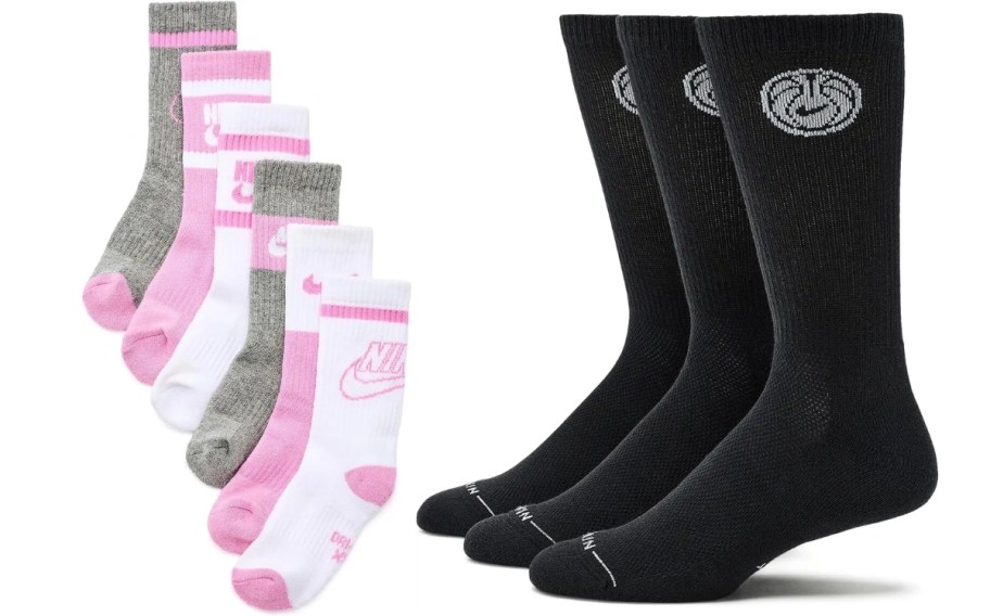 2 different crew sock multi packs